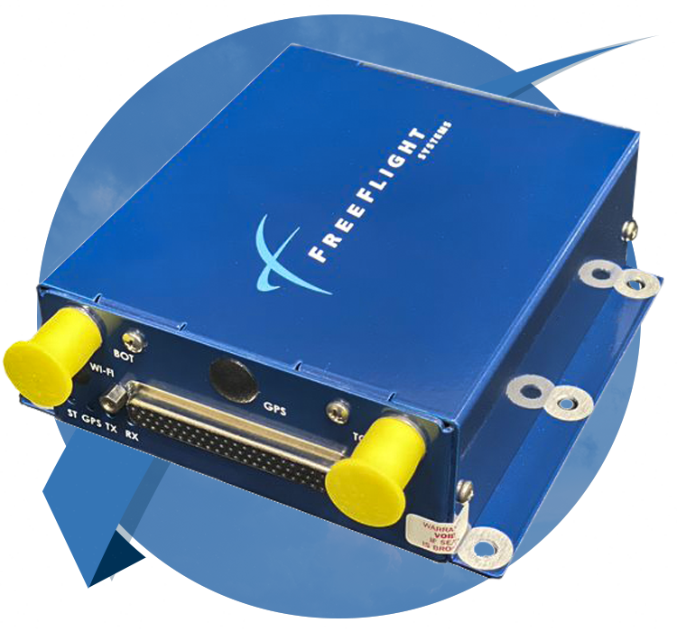 ADSB IN Transceiver Dual Band Datalink FreeFlight Systems