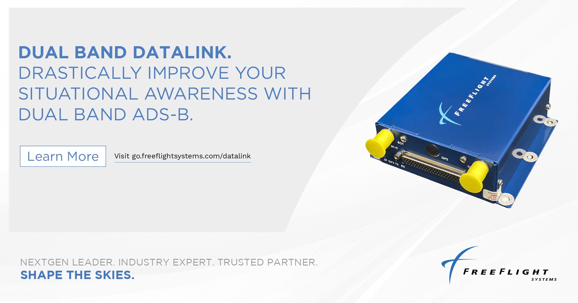 ADS-B IN Transceiver – Dual Band Datalink | FreeFlight Systems